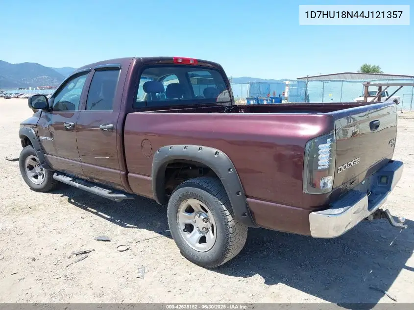 2004 Dodge Ram 1500 Slt/Laramie VIN: 1D7HU18N44J121357 Lot: 42635152
