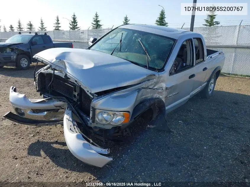 2005 Dodge Ram 1500 St/Slt VIN: 1D7HU18D95S200767 Lot: 12337058