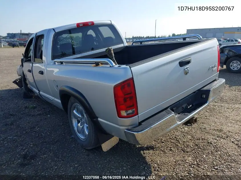 2005 Dodge Ram 1500 St/Slt VIN: 1D7HU18D95S200767 Lot: 12337058