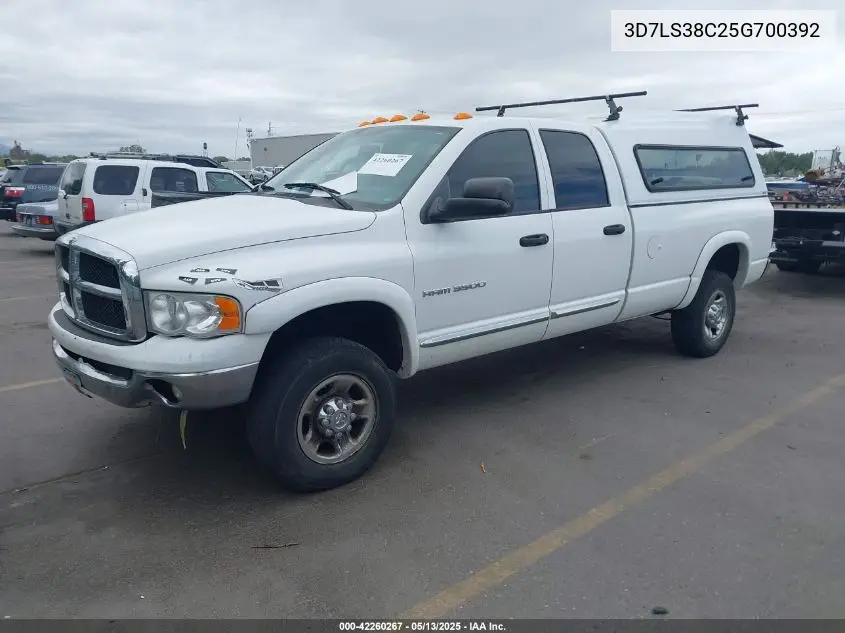 2005 Dodge Ram 3500 Slt/Laramie VIN: 3D7LS38C25G700392 Lot: 42260267