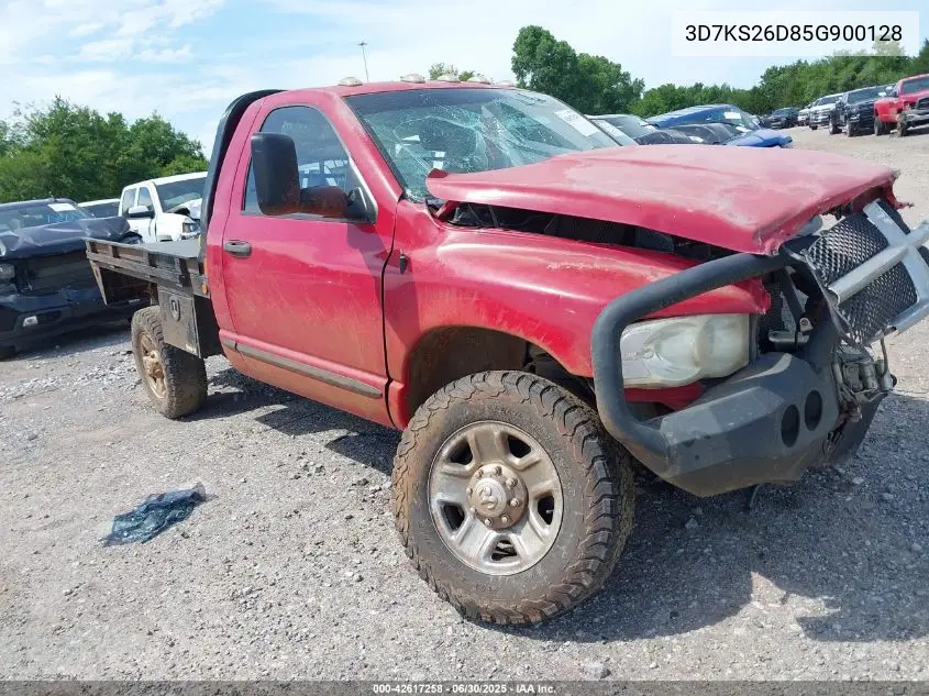2005 Dodge Ram 2500 Slt/Laramie VIN: 3D7KS26D85G900128 Lot: 42617258