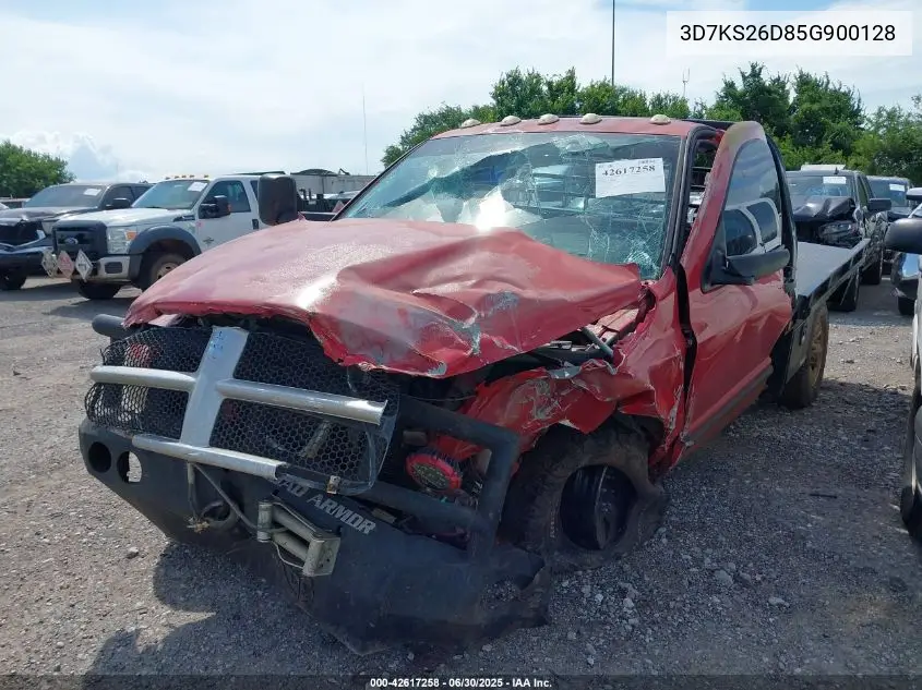 2005 Dodge Ram 2500 Slt/Laramie VIN: 3D7KS26D85G900128 Lot: 42617258