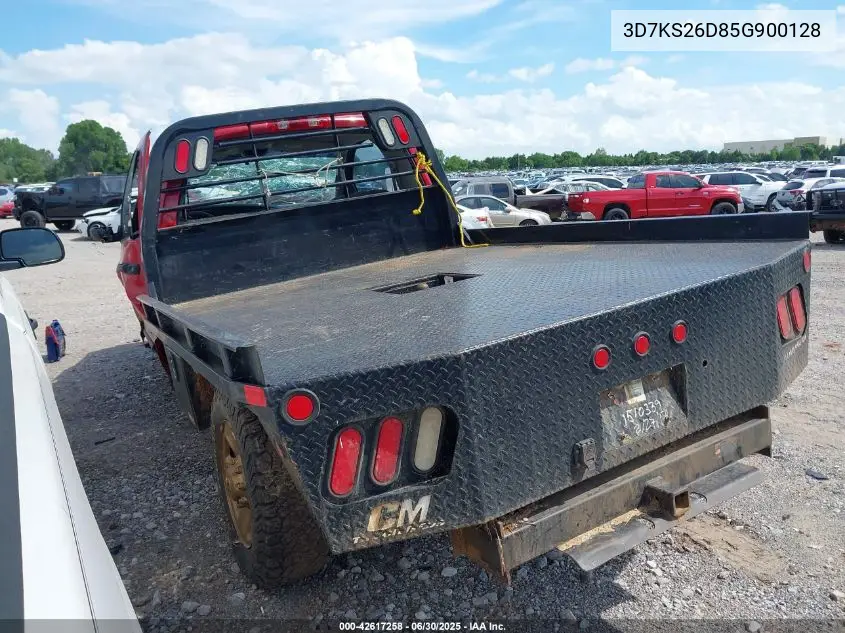 2005 Dodge Ram 2500 Slt/Laramie VIN: 3D7KS26D85G900128 Lot: 42617258