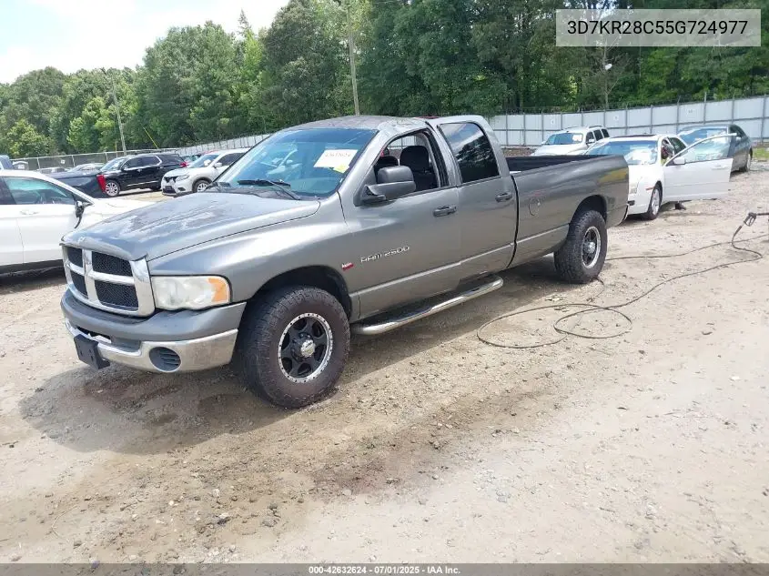 2005 Dodge Ram 2500 Slt/Laramie VIN: 3D7KR28C55G724977 Lot: 42632624