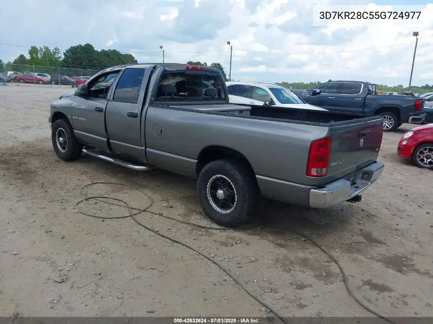 2005 Dodge Ram 2500 Slt/Laramie VIN: 3D7KR28C55G724977 Lot: 42632624