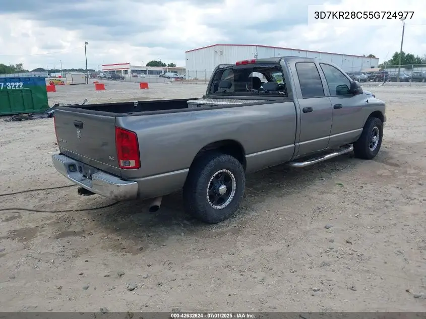 2005 Dodge Ram 2500 Slt/Laramie VIN: 3D7KR28C55G724977 Lot: 42632624