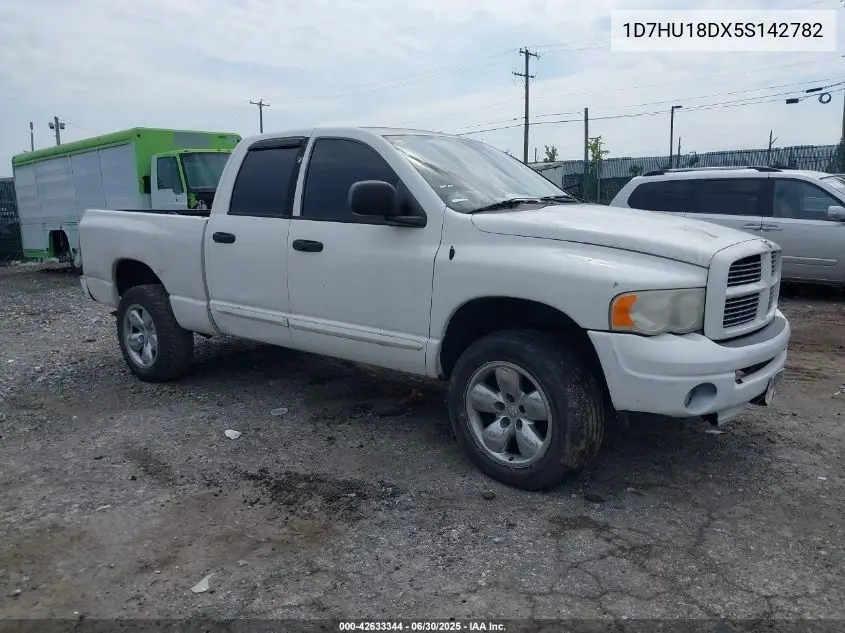 2005 Dodge Ram 1500 Slt/Laramie VIN: 1D7HU18DX5S142782 Lot: 42633344