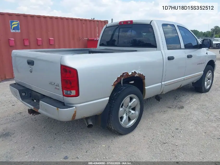 2005 Dodge Ram 1500 St/Slt VIN: 1D7HU18D15S352512 Lot: 42640090