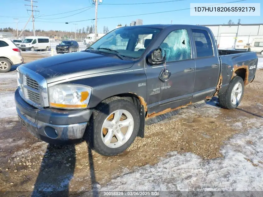 2006 Dodge Ram 1500 St/Slt VIN: 1D7HU18206S592179 Lot: 30058829