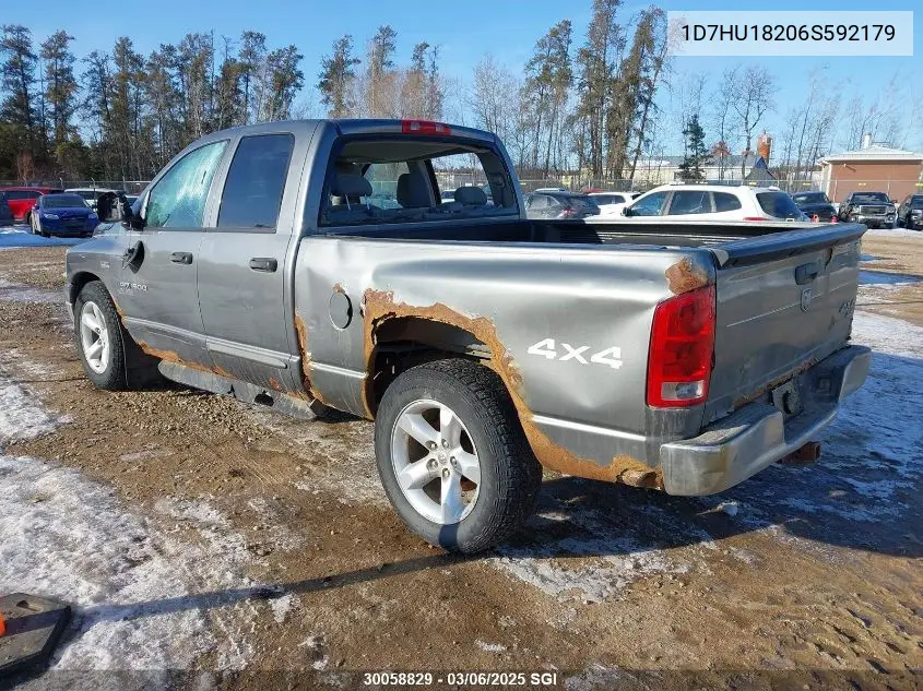 2006 Dodge Ram 1500 St/Slt VIN: 1D7HU18206S592179 Lot: 30058829