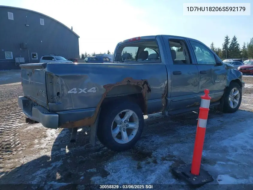 2006 Dodge Ram 1500 St/Slt VIN: 1D7HU18206S592179 Lot: 30058829