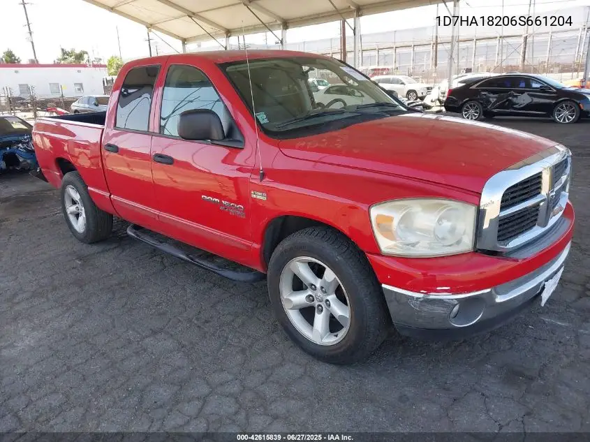 2006 Dodge Ram 1500 Slt VIN: 1D7HA18206S661204 Lot: 42615839