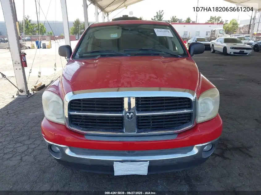 2006 Dodge Ram 1500 Slt VIN: 1D7HA18206S661204 Lot: 42615839