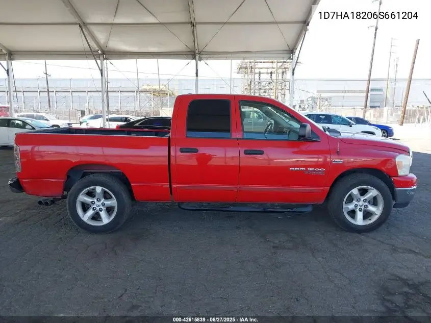 2006 Dodge Ram 1500 Slt VIN: 1D7HA18206S661204 Lot: 42615839