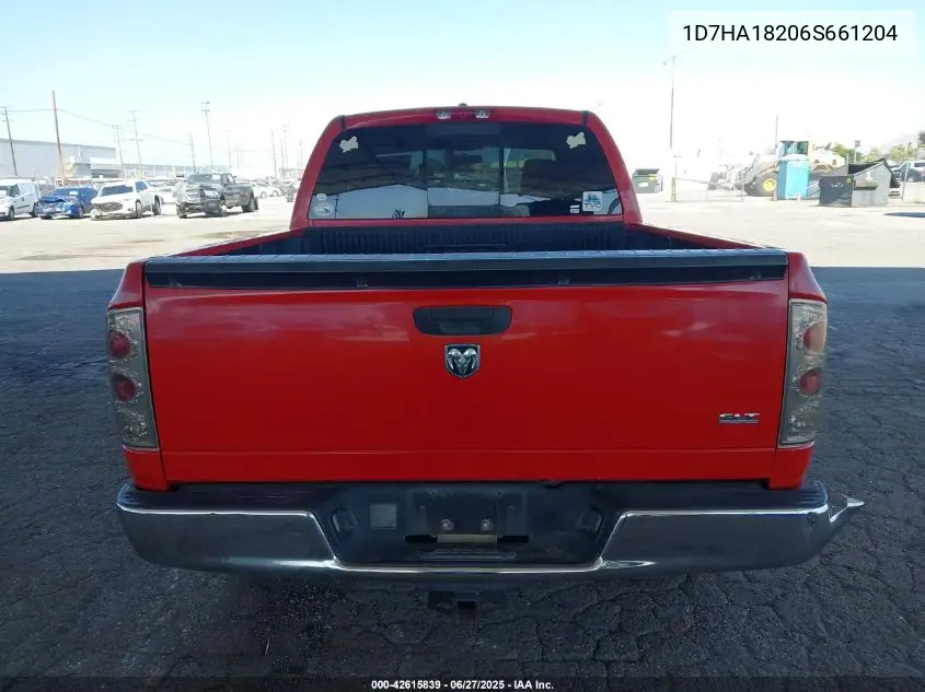 2006 Dodge Ram 1500 Slt VIN: 1D7HA18206S661204 Lot: 42615839