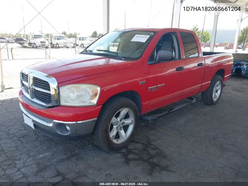 2006 Dodge Ram 1500 Slt VIN: 1D7HA18206S661204 Lot: 42615839