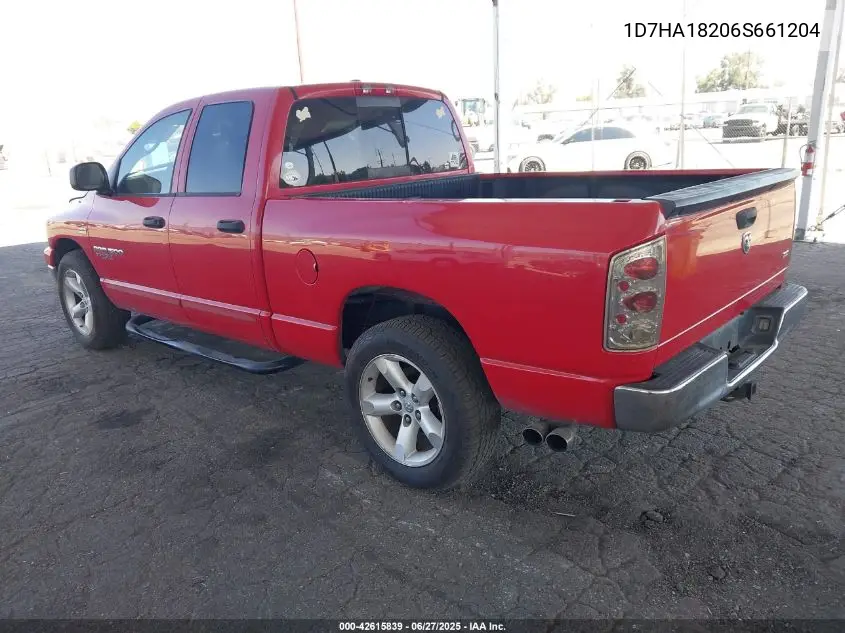 2006 Dodge Ram 1500 Slt VIN: 1D7HA18206S661204 Lot: 42615839