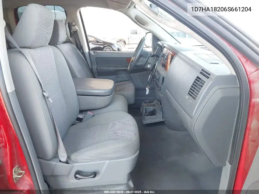 2006 Dodge Ram 1500 Slt VIN: 1D7HA18206S661204 Lot: 42615839