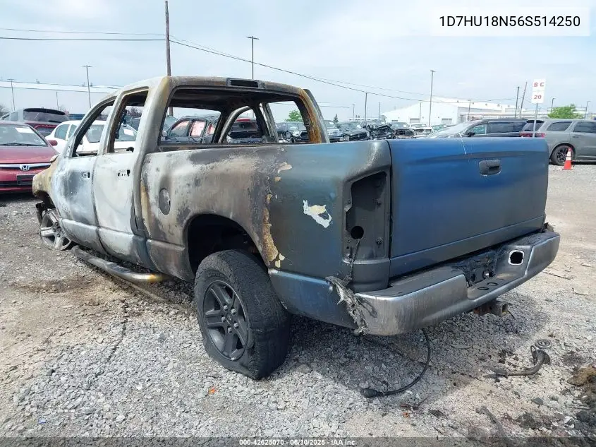 2006 Dodge Ram 1500 Slt/Trx4 Off Road/Sport VIN: 1D7HU18N56S514250 Lot: 42625070