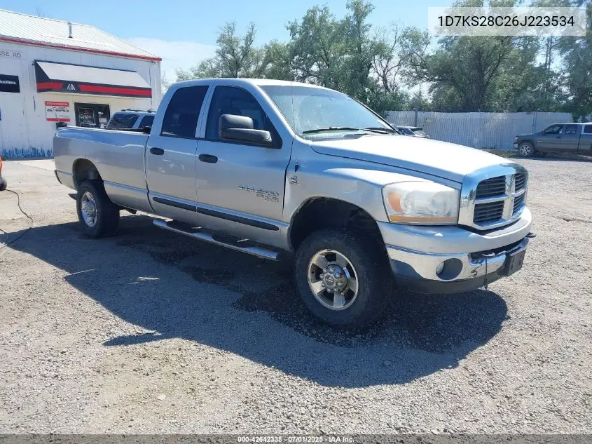 2006 Dodge Ram 2500 Slt/Sport VIN: 1D7KS28C26J223534 Lot: 42642338