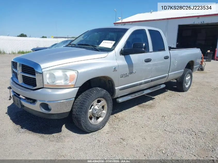 2006 Dodge Ram 2500 Slt/Sport VIN: 1D7KS28C26J223534 Lot: 42642338