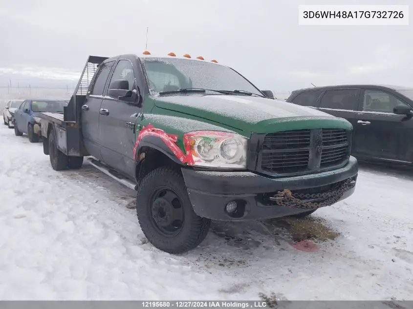2007 Dodge Ram 3500 St/Slt VIN: 3D6WH48A17G732726 Lot: 12195680