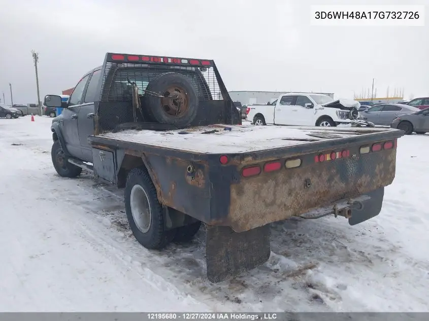 2007 Dodge Ram 3500 St/Slt VIN: 3D6WH48A17G732726 Lot: 12195680