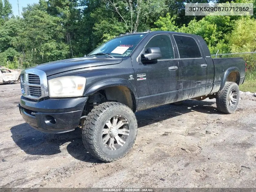 2007 Dodge Ram 2500 VIN: 3D7K529C87G712862 Lot: 42562227