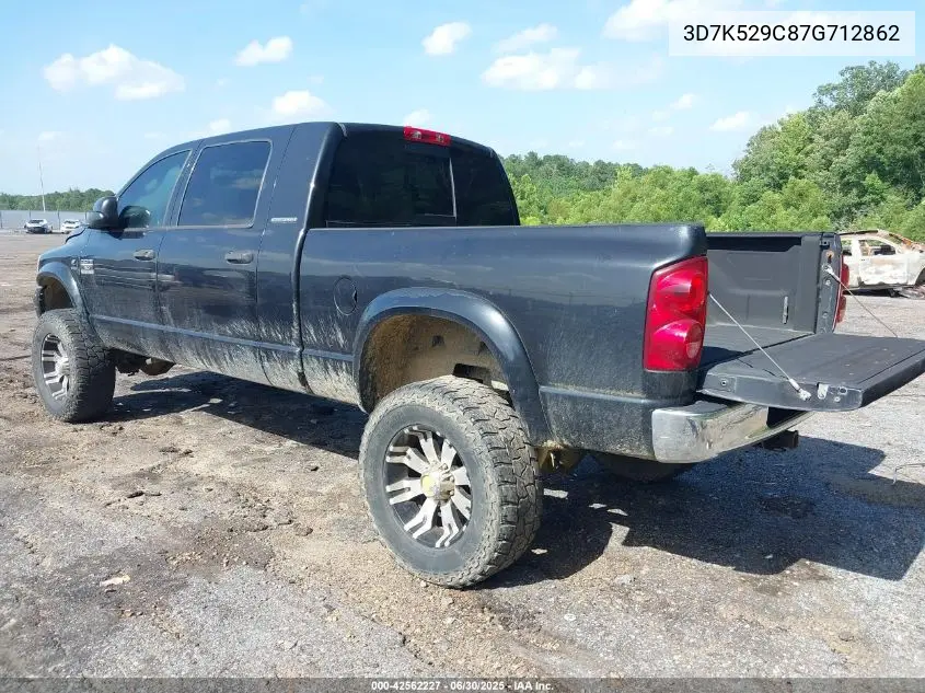 2007 Dodge Ram 2500 VIN: 3D7K529C87G712862 Lot: 42562227