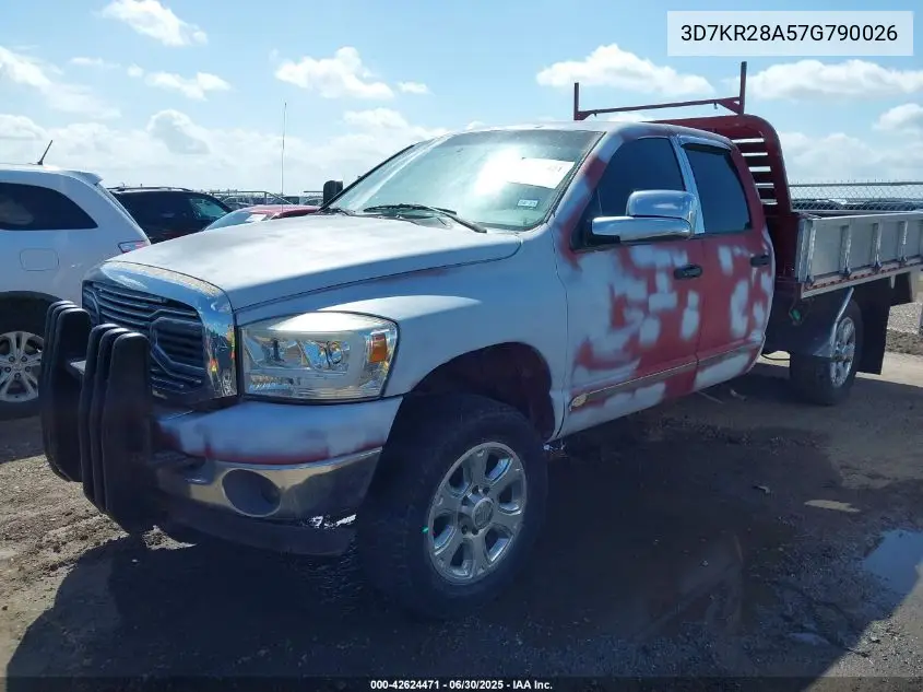2007 Dodge Ram 2500 St/Slt VIN: 3D7KR28A57G790026 Lot: 42624471