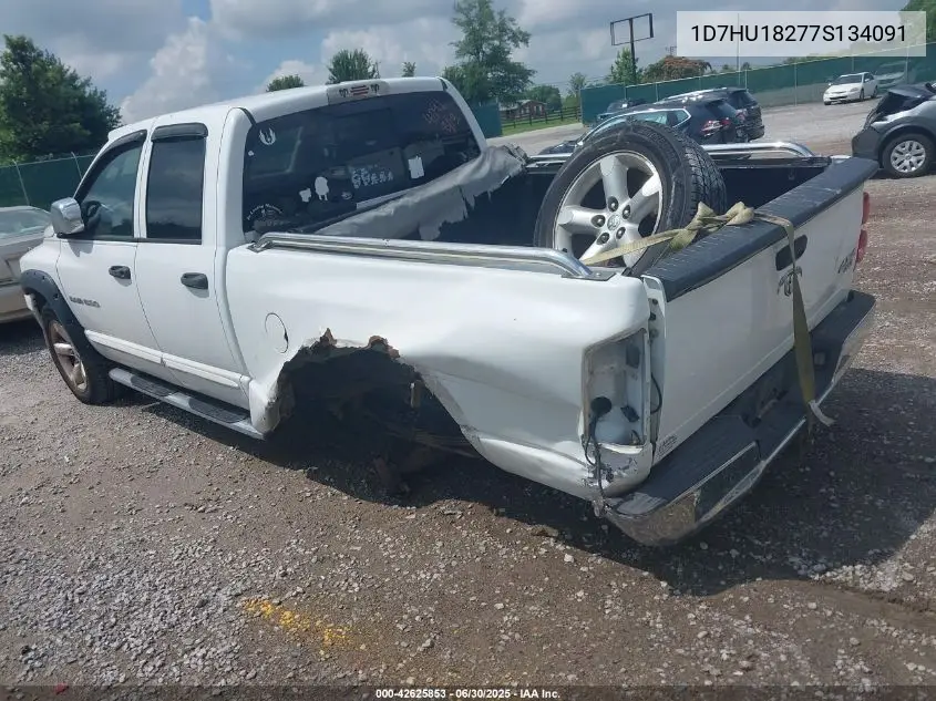 2007 Dodge Ram 1500 Slt/Trx4 Off Road/Sport VIN: 1D7HU18277S134091 Lot: 42625853