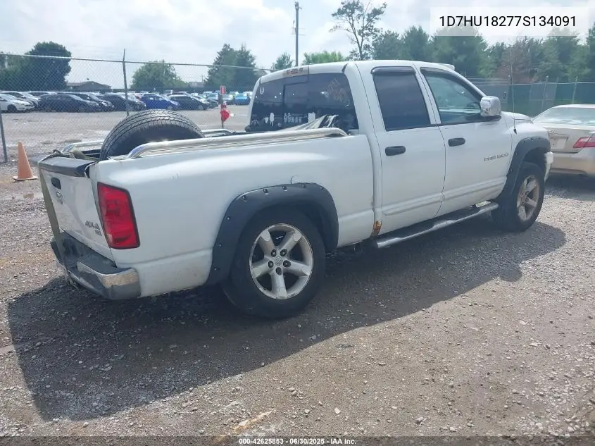 2007 Dodge Ram 1500 Slt/Trx4 Off Road/Sport VIN: 1D7HU18277S134091 Lot: 42625853