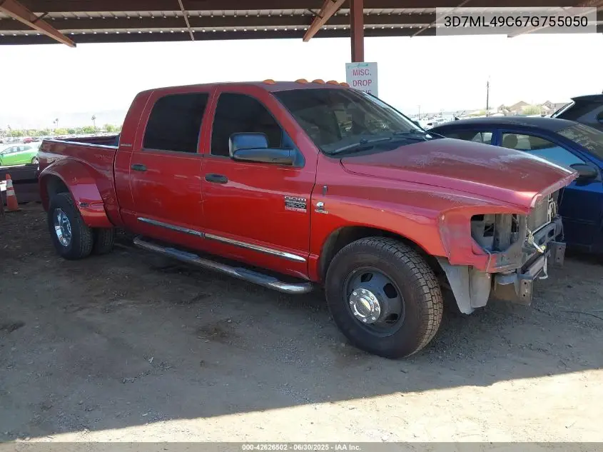 2007 Dodge Ram 3500 Laramie VIN: 3D7ML49C67G755050 Lot: 42626502