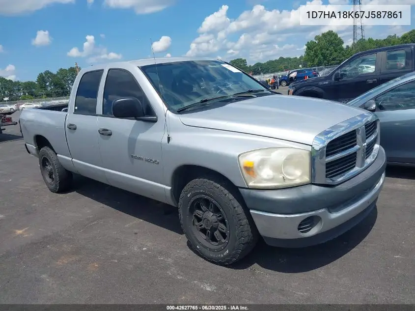 2007 Dodge Ram 1500 St VIN: 1D7HA18K67J587861 Lot: 42627765