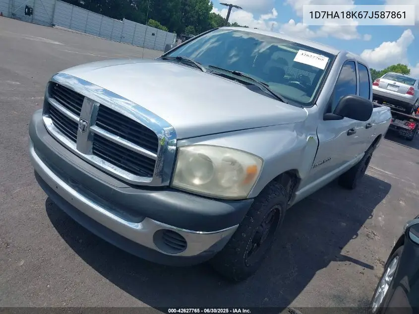 2007 Dodge Ram 1500 St VIN: 1D7HA18K67J587861 Lot: 42627765