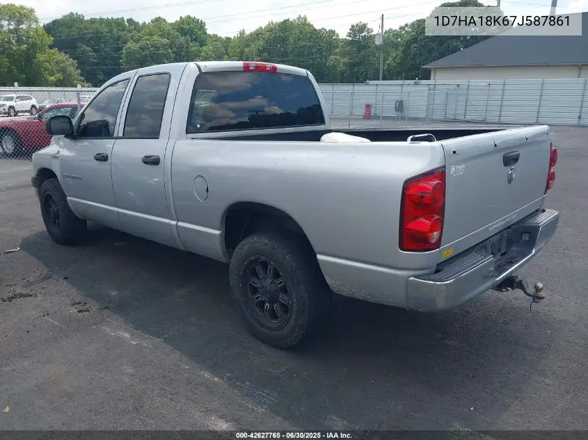 2007 Dodge Ram 1500 St VIN: 1D7HA18K67J587861 Lot: 42627765