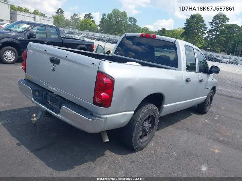 2007 Dodge Ram 1500 St VIN: 1D7HA18K67J587861 Lot: 42627765