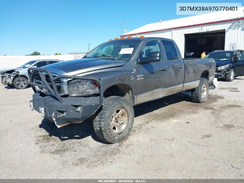 2007 Dodge Ram 3500 Slt/Trx4 Off Road/Sport VIN: 3D7MX38A97G770401 Lot: 42629897