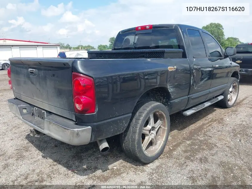 2007 Dodge Ram 1500 Slt/Trx4 Off Road/Sport VIN: 1D7HU18267S116620 Lot: 42633785