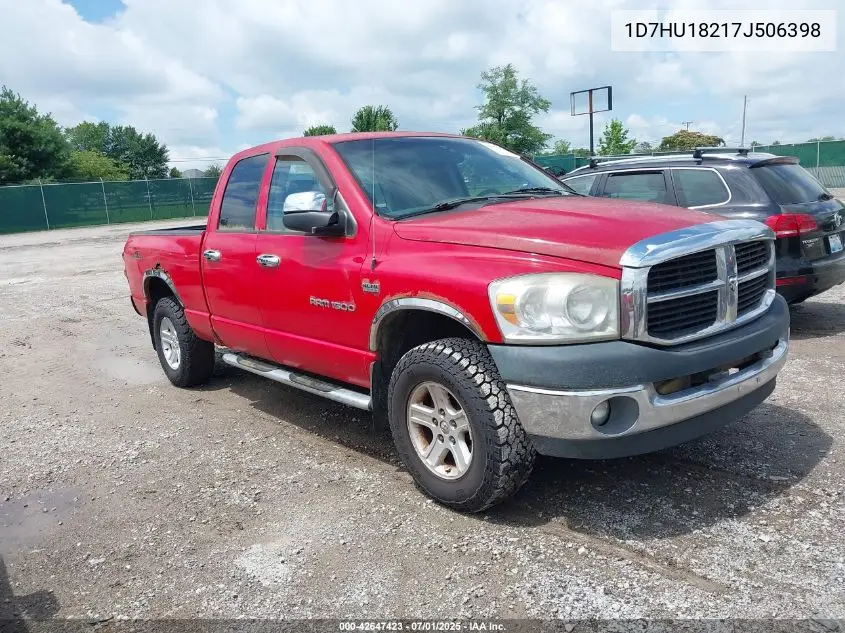 2007 Dodge Ram 1500 Slt/Trx4 Off Road/Sport VIN: 1D7HU18217J506398 Lot: 42647423