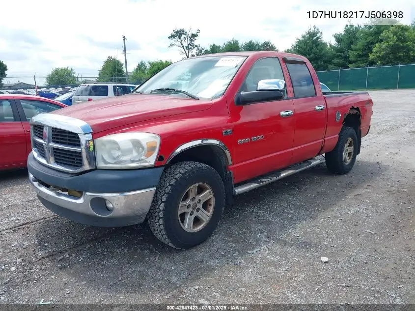2007 Dodge Ram 1500 Slt/Trx4 Off Road/Sport VIN: 1D7HU18217J506398 Lot: 42647423