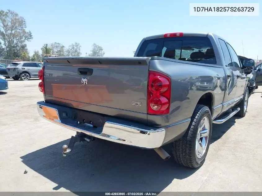 2007 Dodge Ram 1500 Laramie VIN: 1D7HA18257S263729 Lot: 42653985