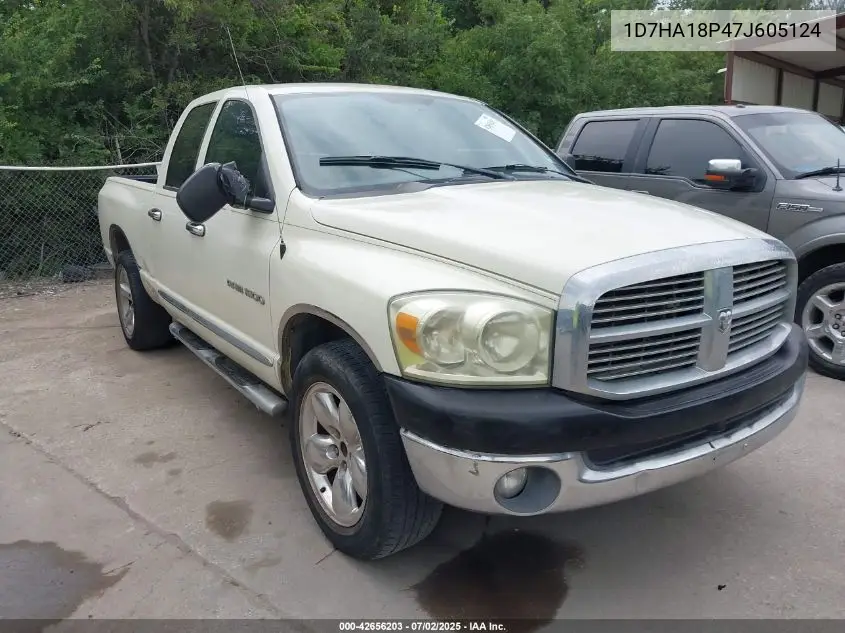 2007 Dodge Ram 1500 Slt VIN: 1D7HA18P47J605124 Lot: 42656203