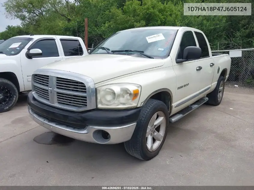 2007 Dodge Ram 1500 Slt VIN: 1D7HA18P47J605124 Lot: 42656203