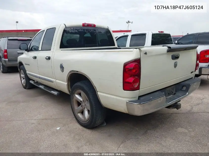 2007 Dodge Ram 1500 Slt VIN: 1D7HA18P47J605124 Lot: 42656203