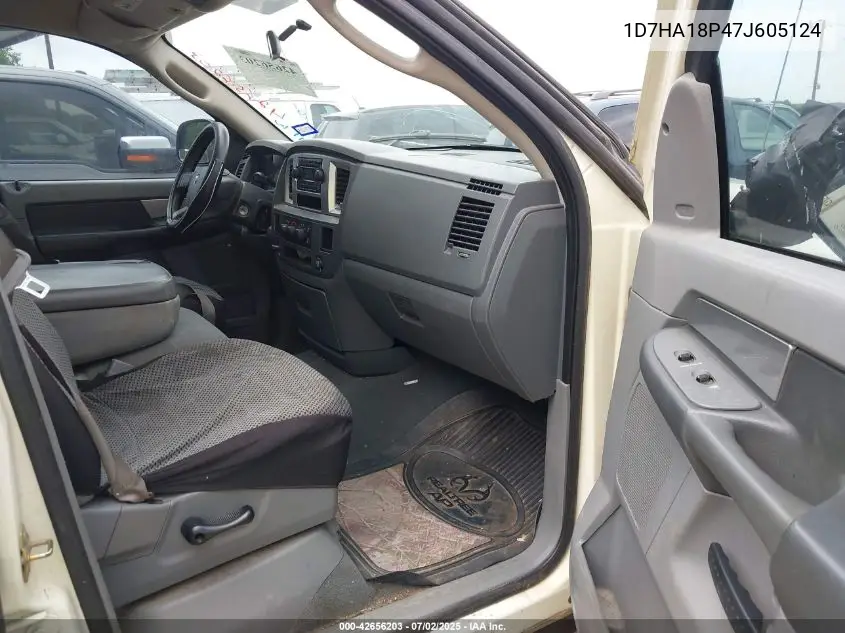 2007 Dodge Ram 1500 Slt VIN: 1D7HA18P47J605124 Lot: 42656203
