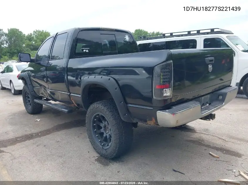 2007 Dodge Ram 1500 Slt/Trx4 Off Road/Sport VIN: 1D7HU18277S221439 Lot: 42804843