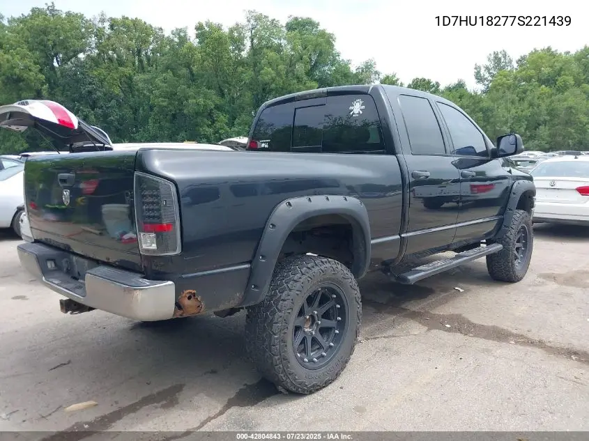 2007 Dodge Ram 1500 Slt/Trx4 Off Road/Sport VIN: 1D7HU18277S221439 Lot: 42804843