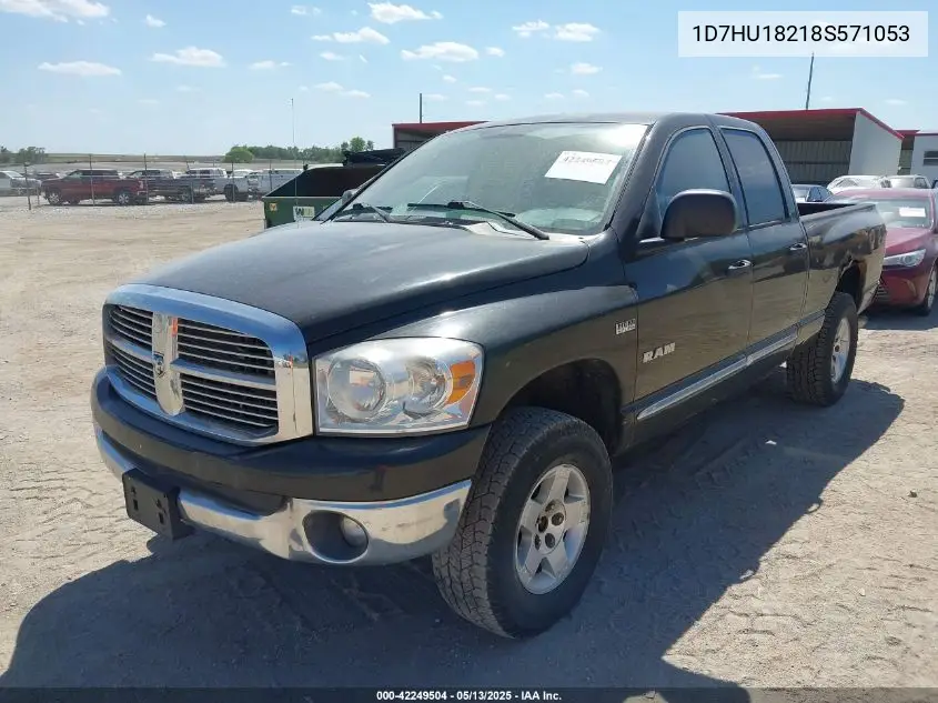 2008 Dodge Ram 1500 Slt VIN: 1D7HU18218S571053 Lot: 42249504