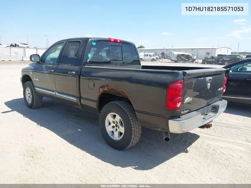 2008 Dodge Ram 1500 Slt VIN: 1D7HU18218S571053 Lot: 42249504